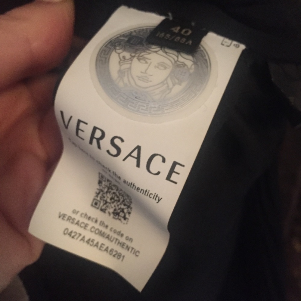 Versace Black One-Shoulder Mini Dress - Picture 5 of 6